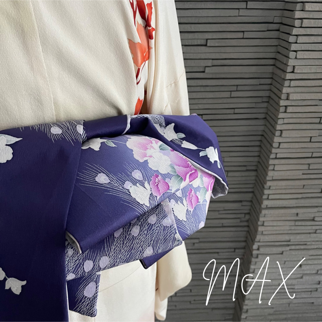 正絹　兵児帯　983 半幅帯　ハンドメイド  大人用　MAX