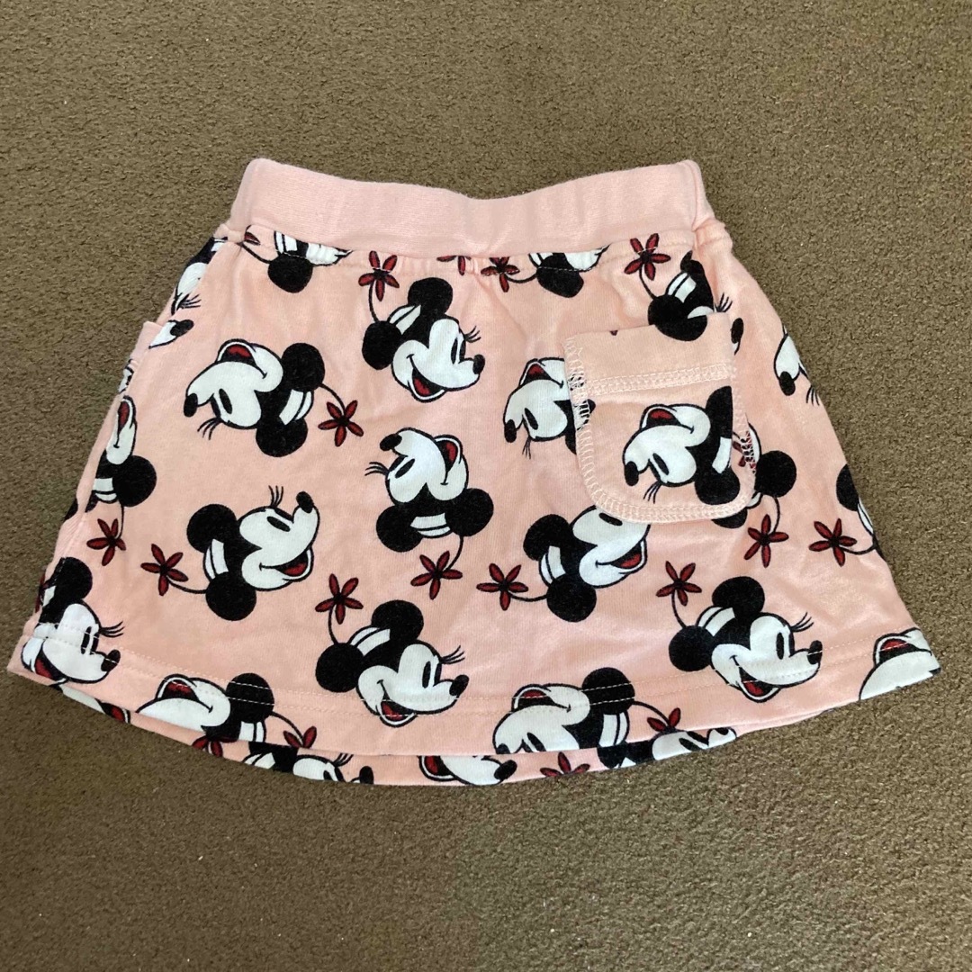 Disney(ディズニー)のミニー　スカート　80 ピンク　ディズニー　ミニーちゃん キッズ/ベビー/マタニティのベビー服(~85cm)(スカート)の商品写真