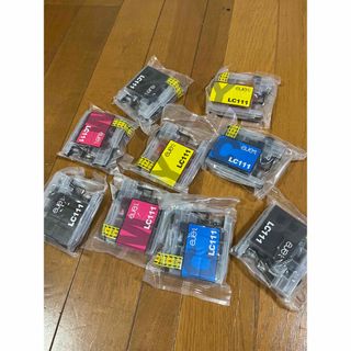 ブラザー(brother)のLC111 LC111-4PK LC111-BK 互換インクカートリッジ(オフィス用品一般)