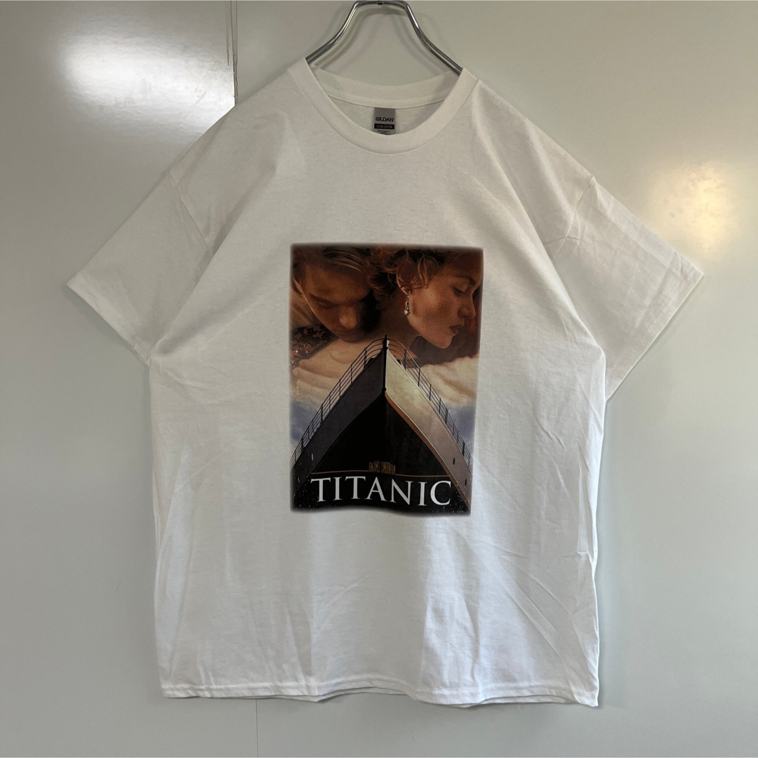 映画 タイタニック Tシャツ セール 白 ホワイト TITANIC ディカプリオ メンズのトップス(Tシャツ/カットソー(半袖/袖なし))の商品写真