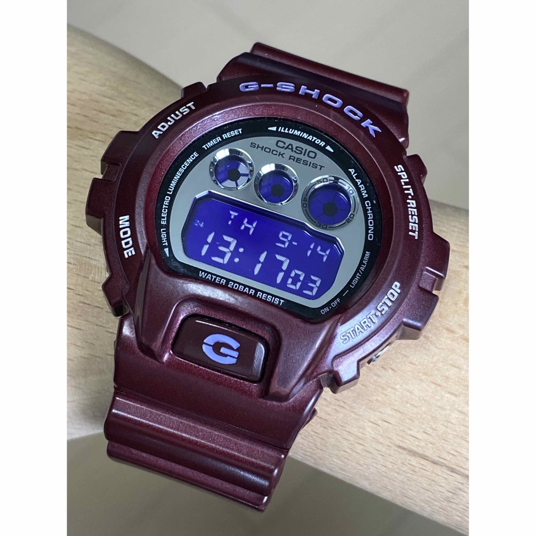 G-SHOCK/メタリック/ビンテージ/DW-6900SB/三つ目/バーガンディ