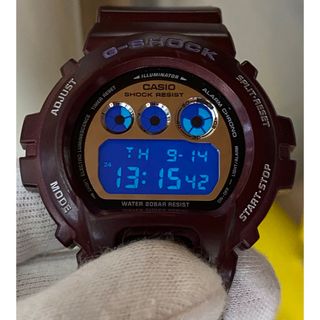 CASIO G‐SHOCK DW‐6900SB バーガンディー ワインレッド-