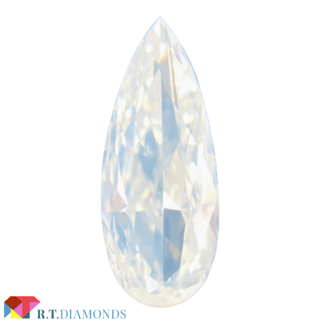 FANCY WHITE 0.91ct PS/RT2264/GIA