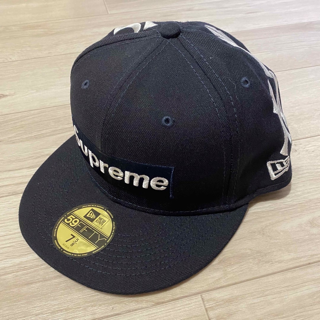 New York Yankees Box Logo New Era 7 5/8 - キャップ