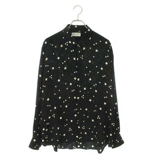 サンローラン パリ 16ss ポルカ ドット シャツ 39 15 1/2-