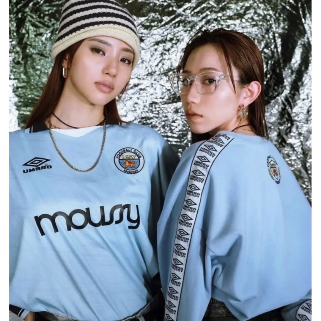 日本卸売り 中町綾着用♡MOUSSY×UMBROコラボ♡UMBRO ユニフォーム