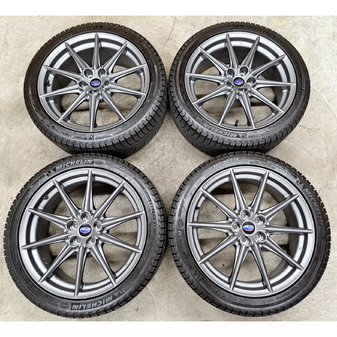 【新車外し】スバル BRZ純正 ホイールタイヤ 225/40R18 スタッドレス