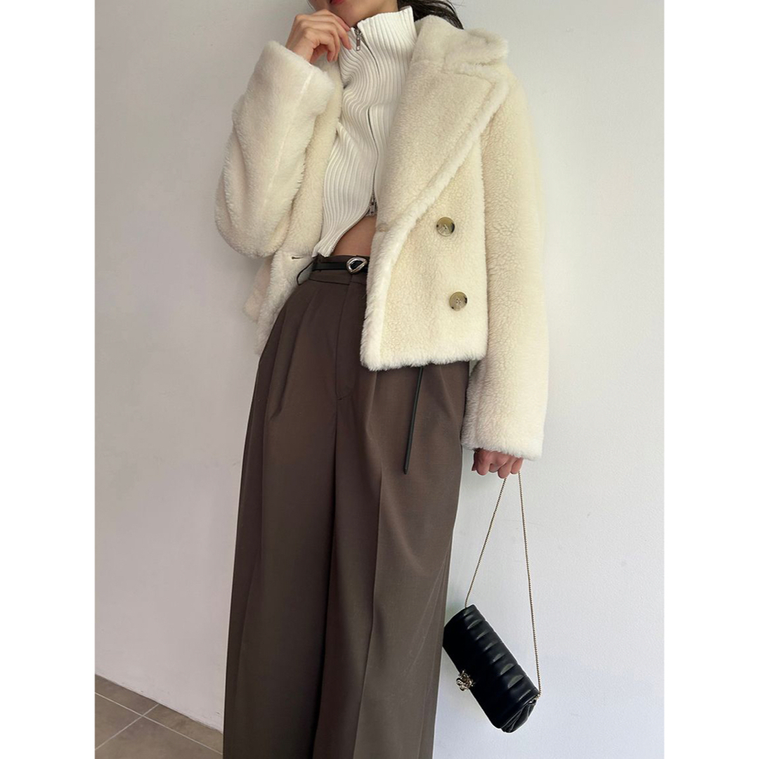 SNIDEL - snidel スナイデル ボアショートジャケットコート 23aw SNIDEL - snidel スナイデル ボアショートジャケットコート 23aw