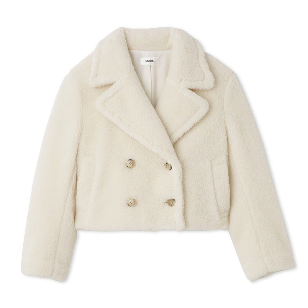 SNIDEL - snidel スナイデル ボアショートジャケットコート 23aw SNIDEL - snidel スナイデル ボアショートジャケットコート 23aw
