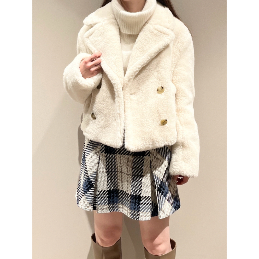 SNIDEL - snidel スナイデル ボアショートジャケットコート 23aw SNIDEL - snidel スナイデル ボアショートジャケットコート 23aw