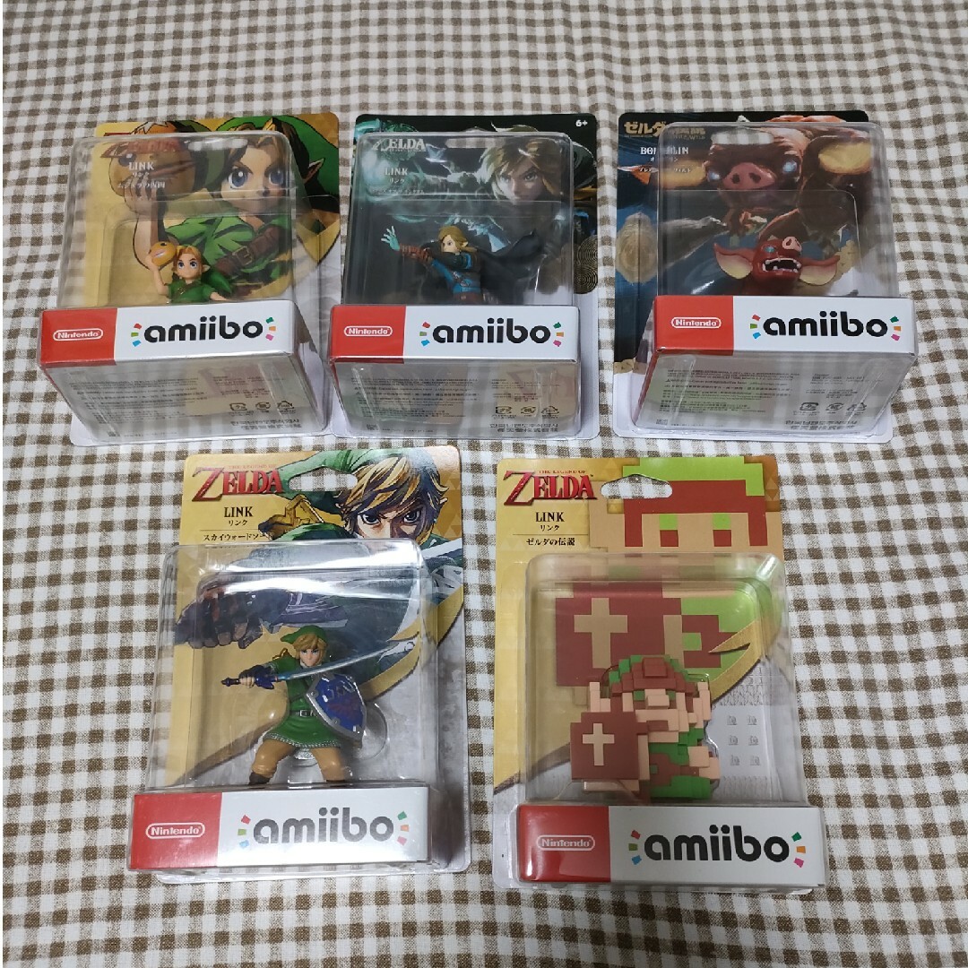 ゲームソフト/ゲーム機本体新品★amiibo ゼルダの伝説 リンク ボコブリン 5セット