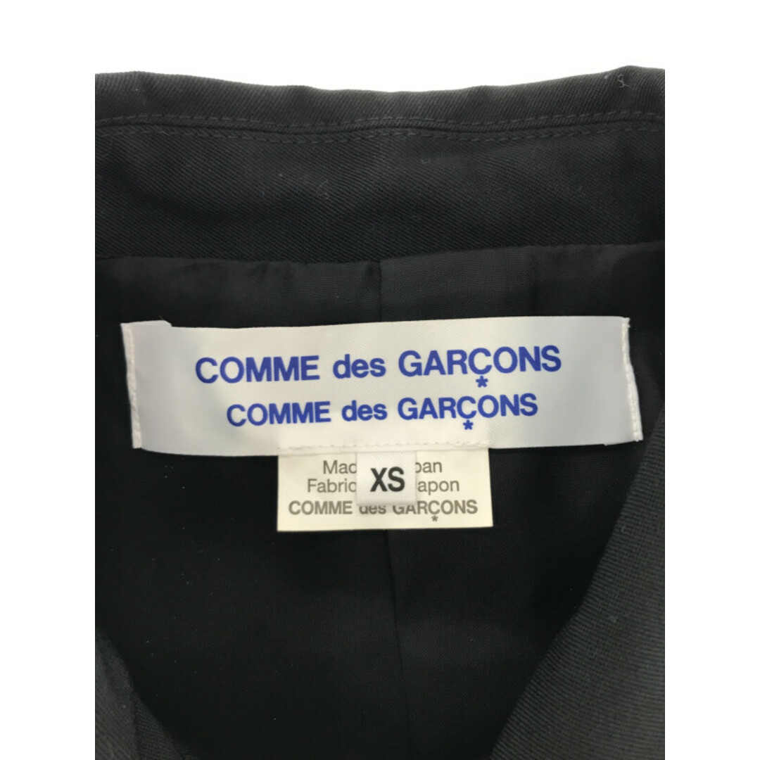 COMME des GARCONS(コムデギャルソン)のCOMME des GARCONS COMME des GARCONS コムデギャルソンコムデギャルソン ウールギャバジンラウンドカラージャケット ブラック XS レディースのジャケット/アウター(その他)の商品写真