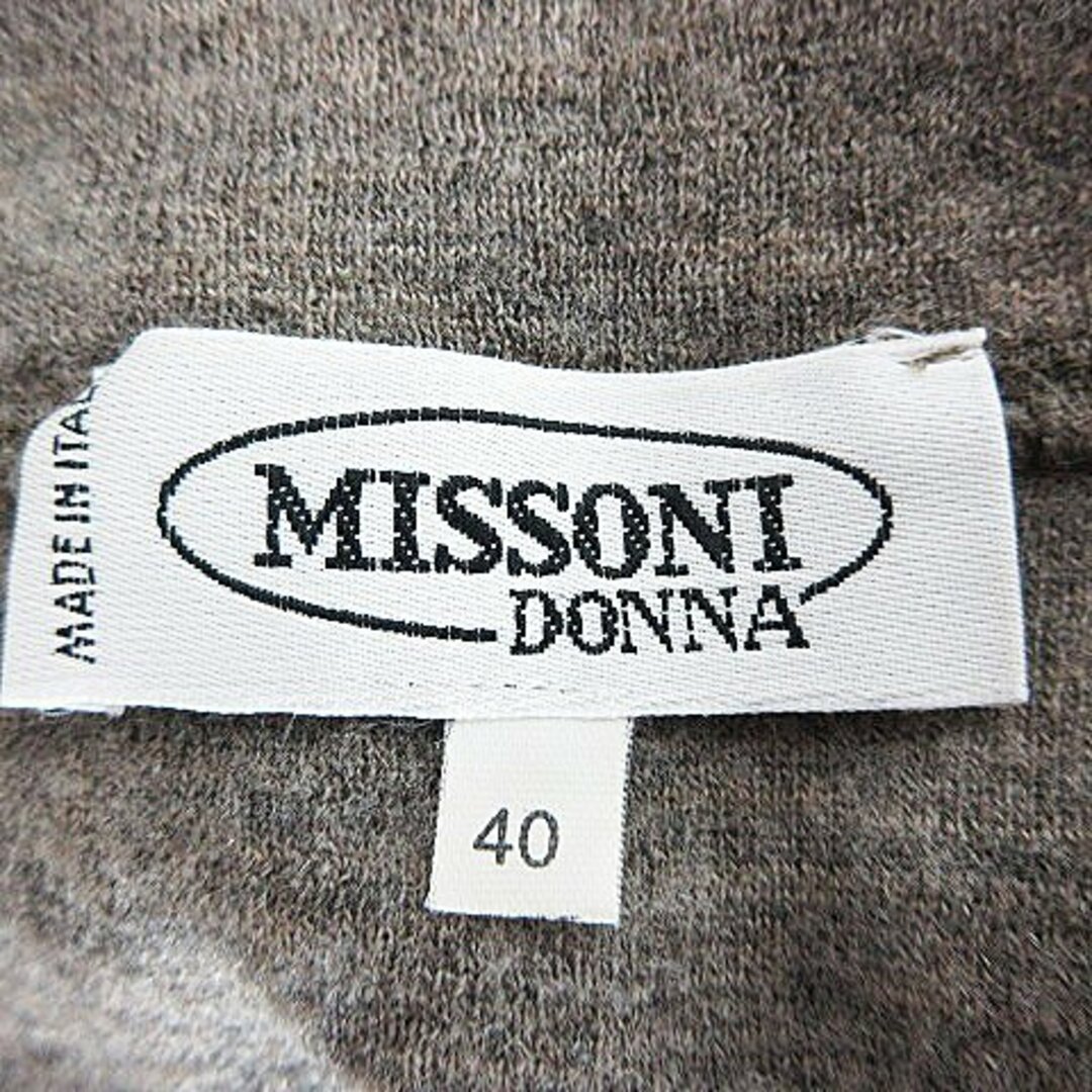 MISSONI(ミッソーニ)のミッソーニ DONNA  ニット カットソー 長袖 タートルネック 40 茶 レディースのトップス(ニット/セーター)の商品写真