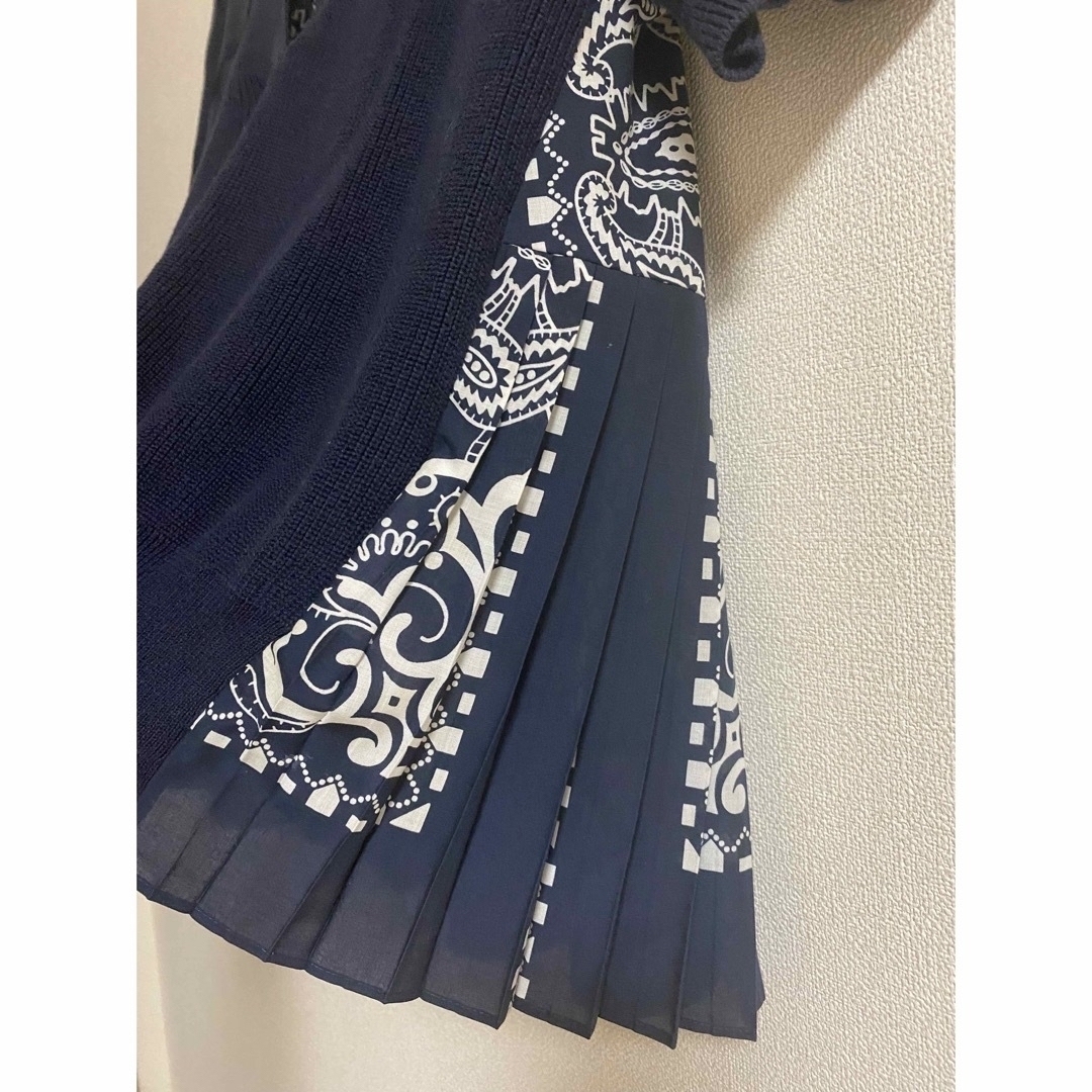 sacai - Sacai(サカイ) ペイズリーニット メンズ トップス