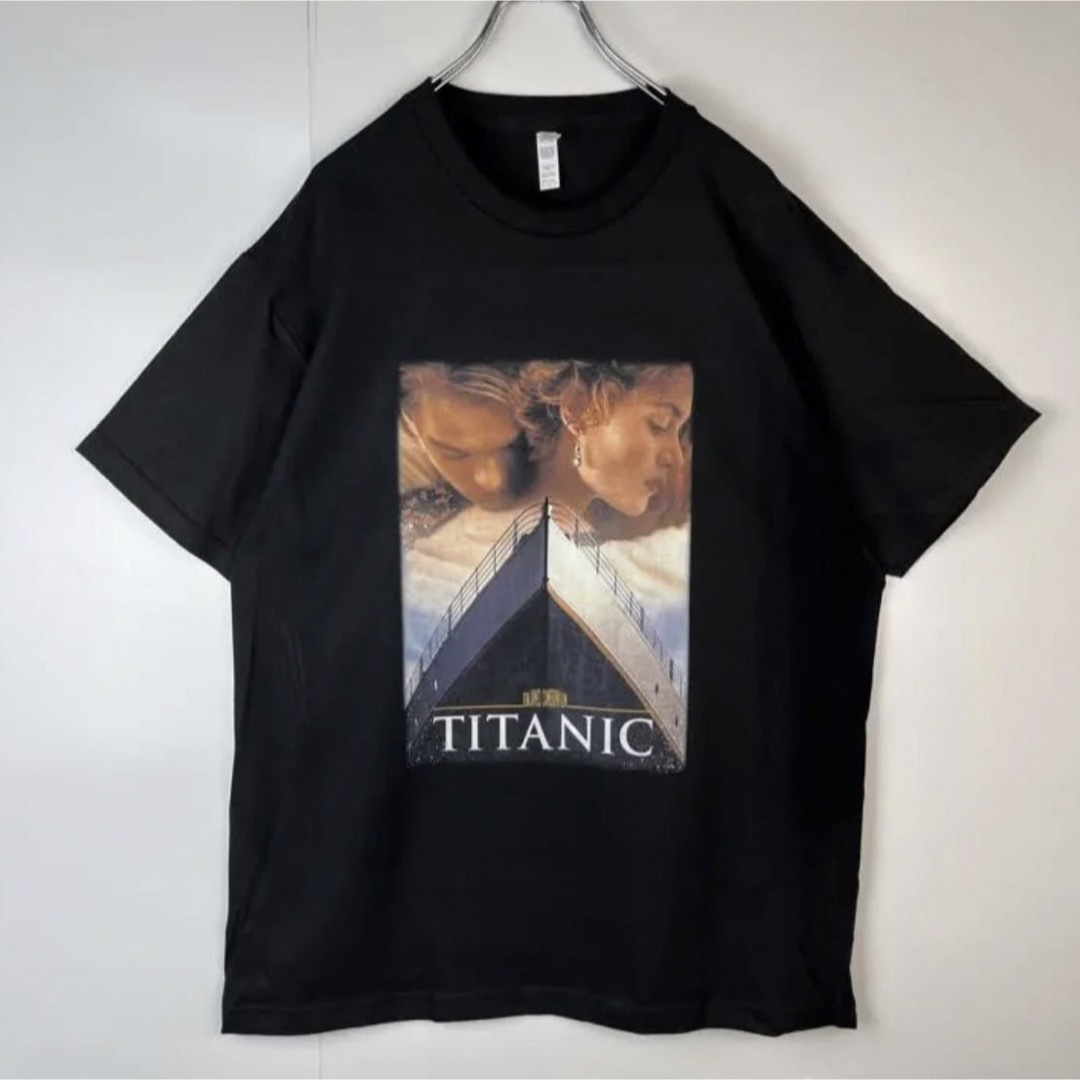 セール タイタニック Tシャツ サイズ ブラック ディカプリオ TITANIC