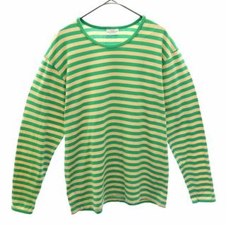 マリメッコ(marimekko)のマリメッコ ボーダー 長袖 Tシャツ M marimekko メンズ 【中古】  【230914】(Tシャツ/カットソー(半袖/袖なし))