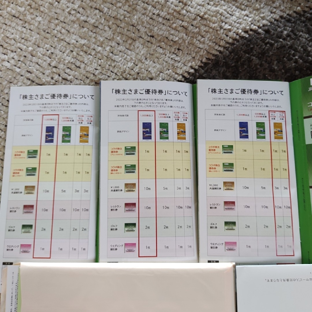 西武ホールディングス 株主優待券 3冊子 共通割引券23枚(23000円分)等