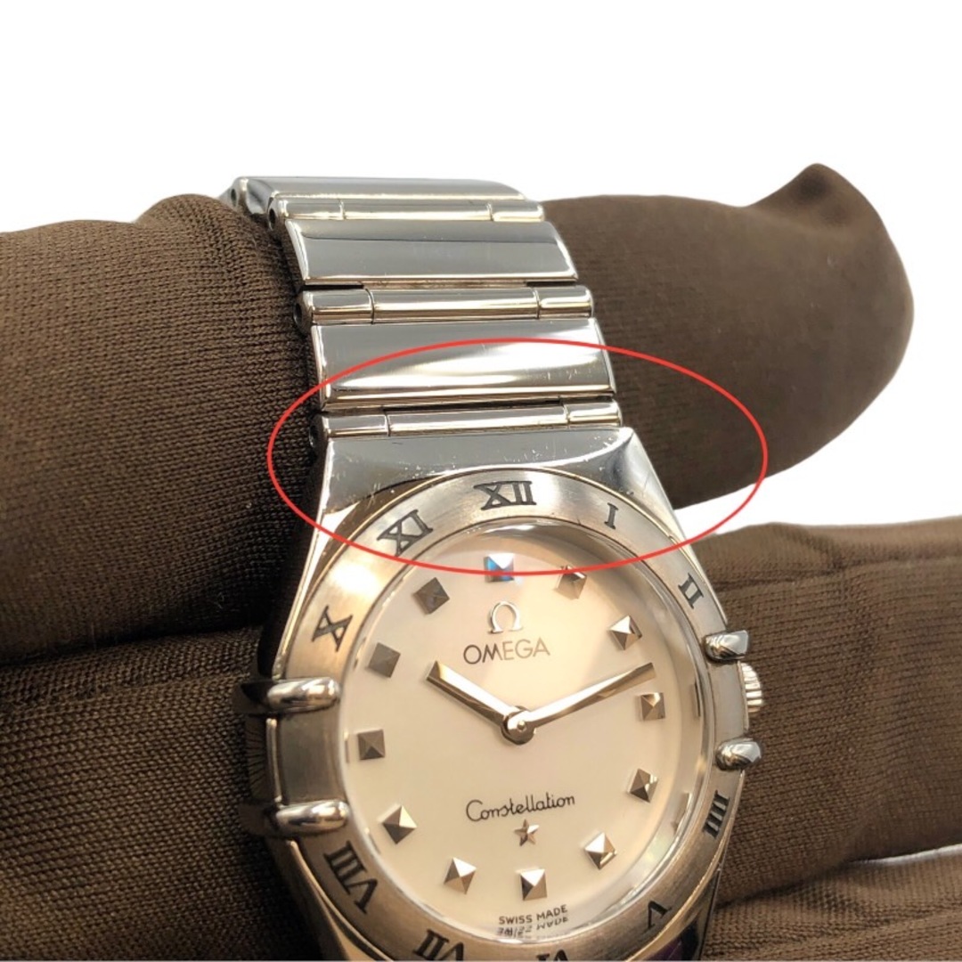 オメガ OMEGA コンステレーションホワイトシェル 1571.71 ステンレススチール レディース 腕時計