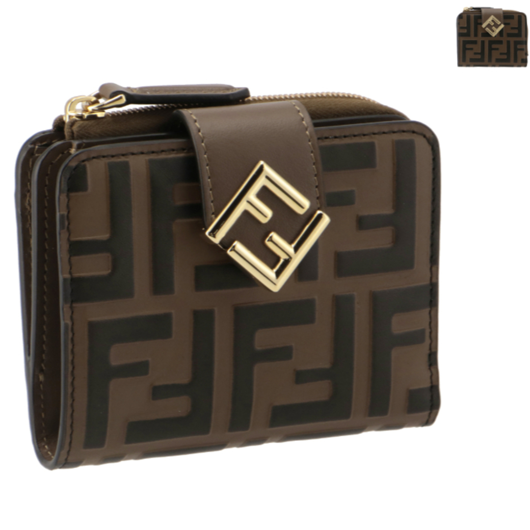 FENDI - フェンディ FENDI 財布 二つ折り FFダイヤモンド ズッカ柄 FF ...