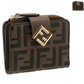 FENDI - フェンディ FENDI 財布 二つ折り FFダイヤモンド ズッカ柄 FF ...