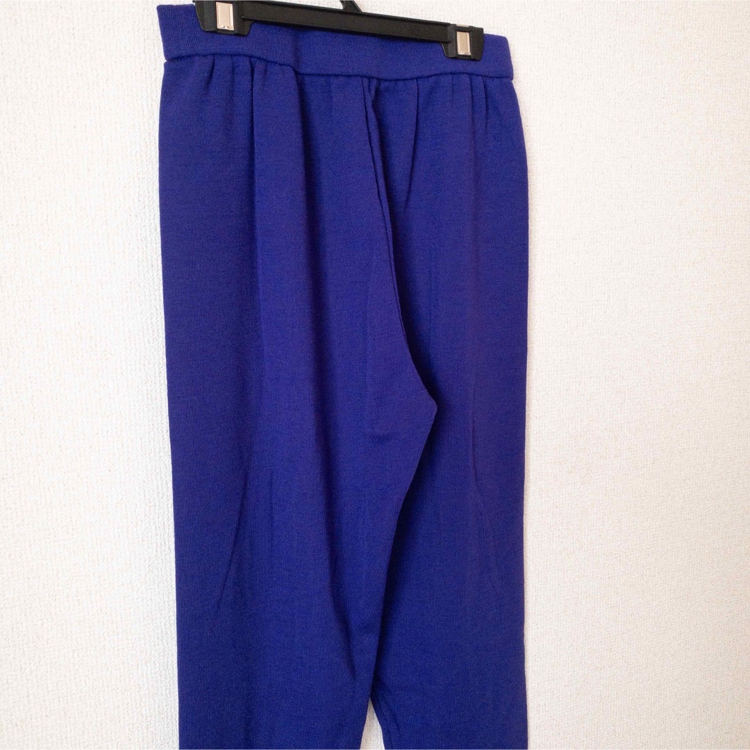 【新品未使用】PARIS パンツ 日本製 ゴルフ 青紫 定価19000円 4