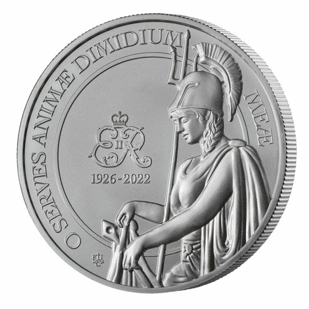 2023年セントヘレナ エリザベス2世追悼コレクション　純銀　1オンス銀貨　BU