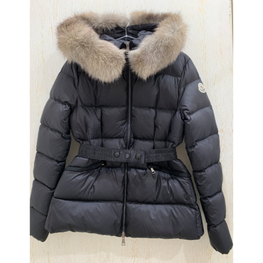 モンクレール　MONCLER Boed ファー付きショートダウンコート M