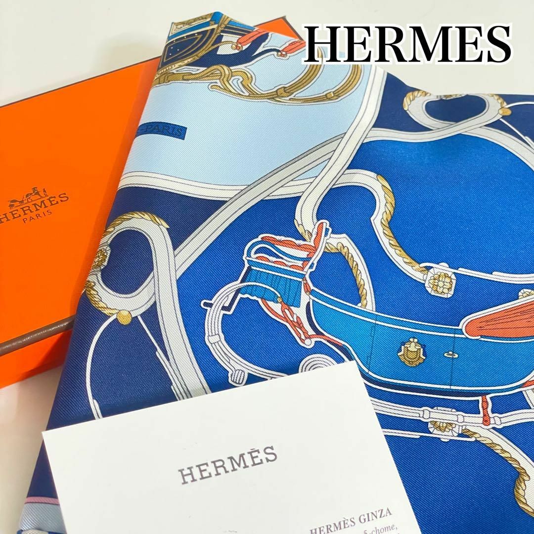 Hermes(エルメス)の【非売品】☆エルメス☆スカーフ カレ45 ガヴロッシュ スプリング・リミックス レディースのファッション小物(バンダナ/スカーフ)の商品写真