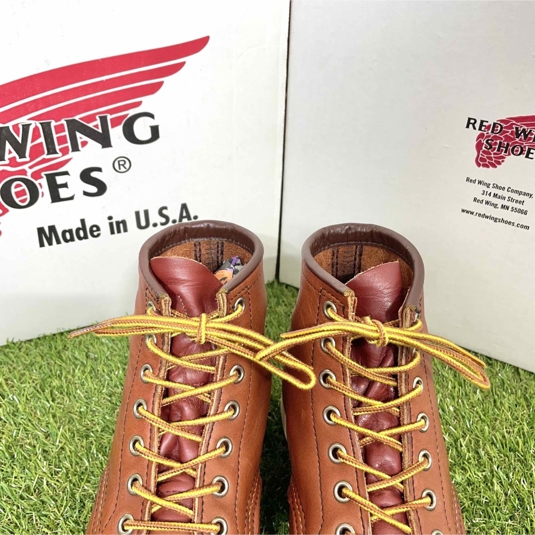 安心品質0109】廃盤赤茶8875レッドウイングUS7E送料無料REDWING