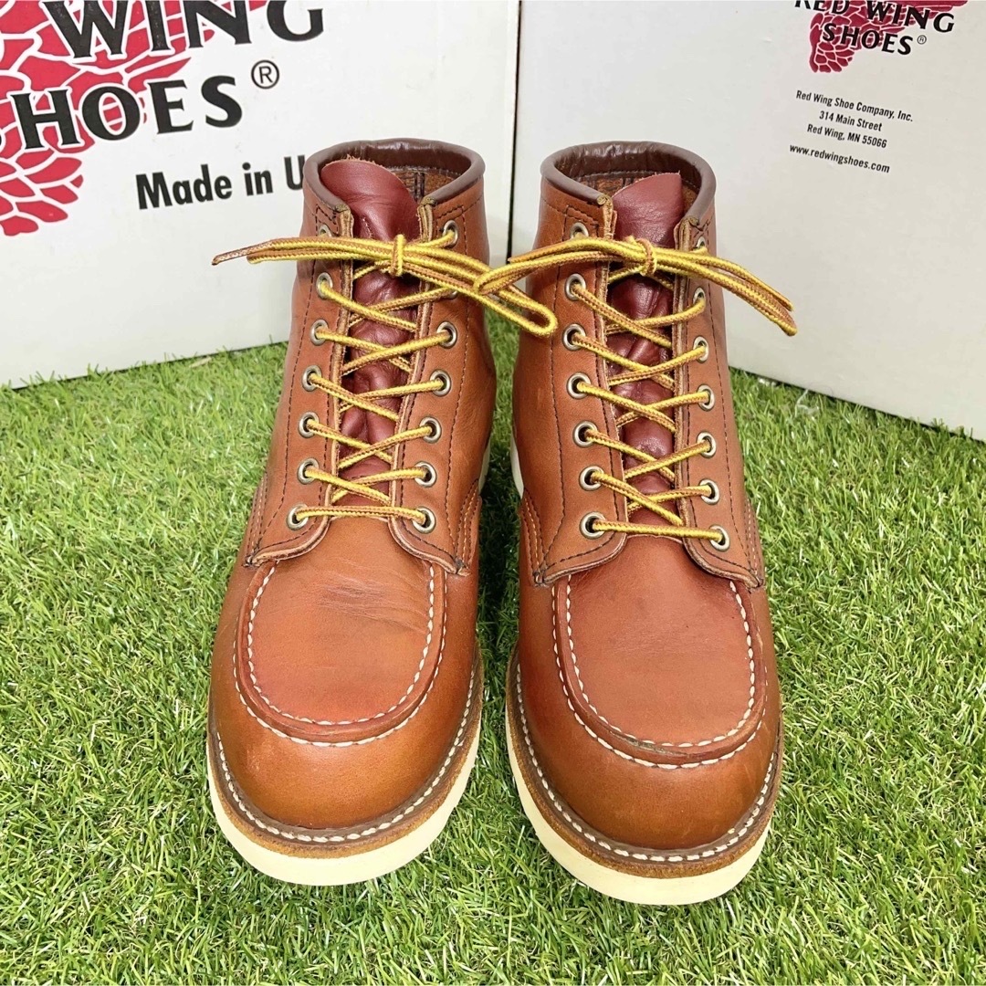 安心品質0109】廃盤赤茶8875レッドウイングUS7E送料無料REDWING