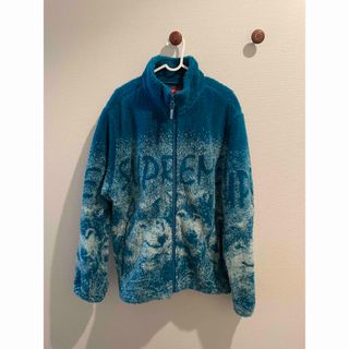 Supreme Wolf Fleece Jacket ウルフ フリース 青L