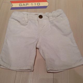 ギャップ(GAP)のGAP❤︎コーデュロイハーフパンツ 白(その他)