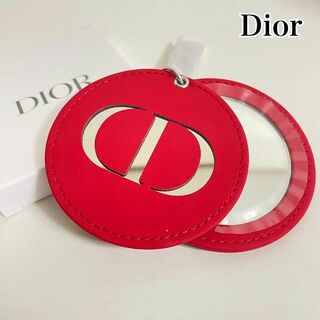 クリスチャンディオール(Christian Dior)の【新品未使用】☆クリスチャンディオール☆ノベルティ ミラーチャーム レッド(ミラー)