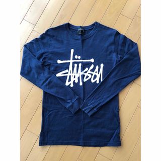 ステューシー(STUSSY)のStussy ステューシー 紺色 長袖 シャツ S(Tシャツ/カットソー(七分/長袖))