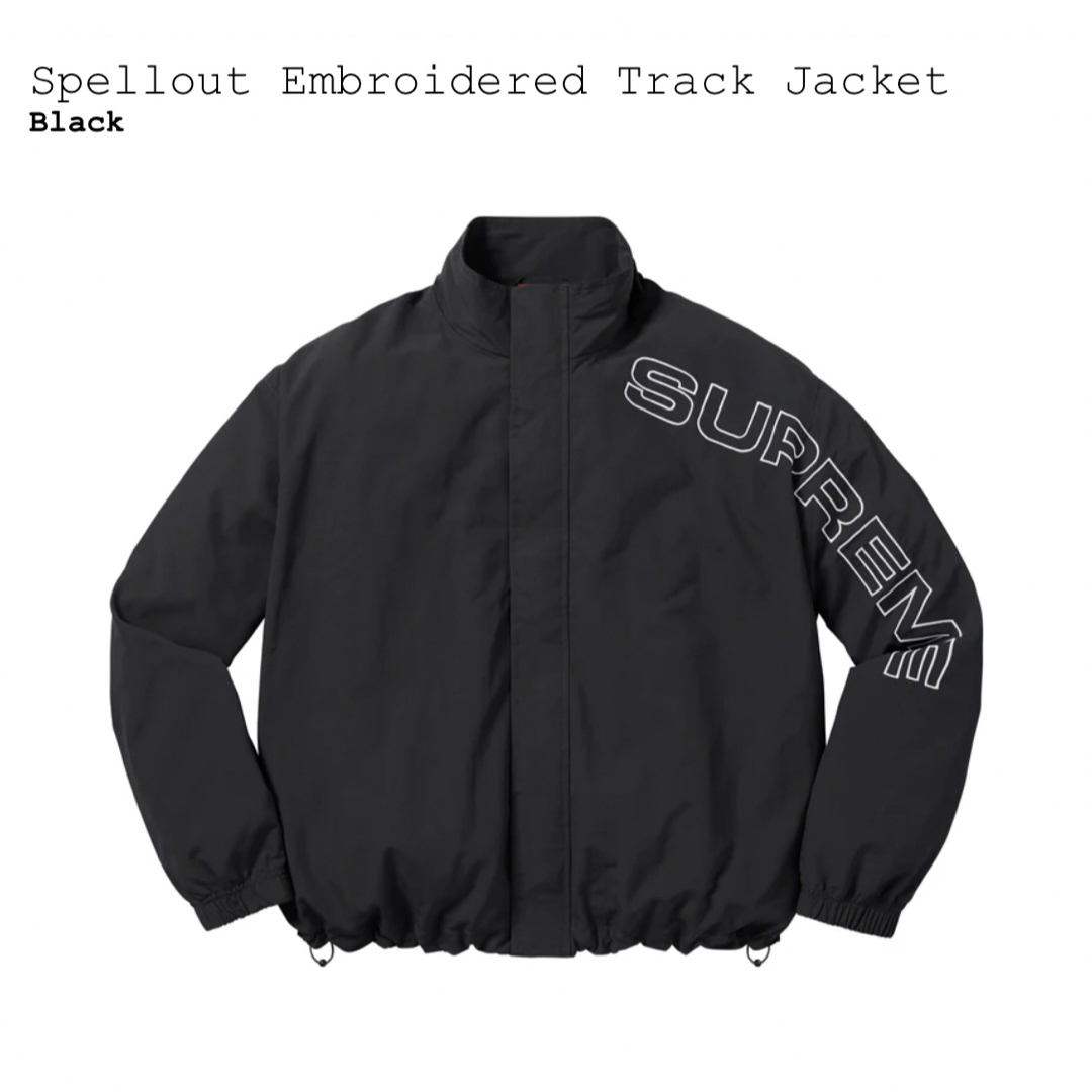 【新品】タグ付★Spellout Embroidered Track JKT