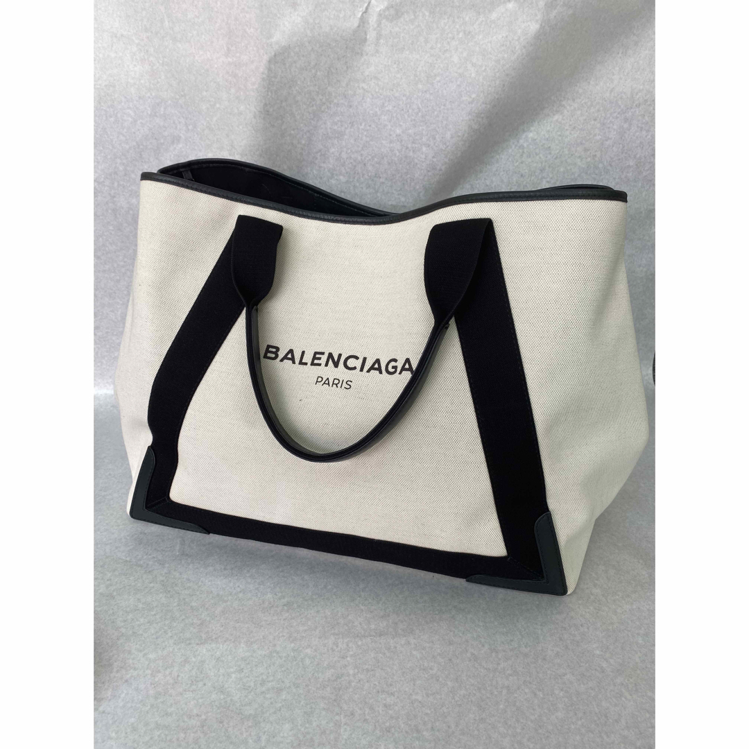 bw437BALENCIAGA（バレンシアガ）ネイビー カバス　M