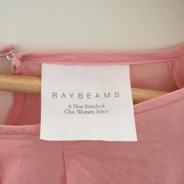 Ray BEAMS(レイビームス)のくろ様専用ピンクレースブラウス レディースのトップス(シャツ/ブラウス(半袖/袖なし))の商品写真