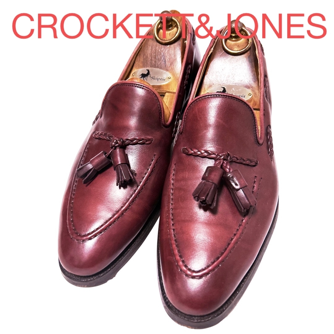 179.CROCKETT&JONES LANGHAM2 タッセルローファー 7E