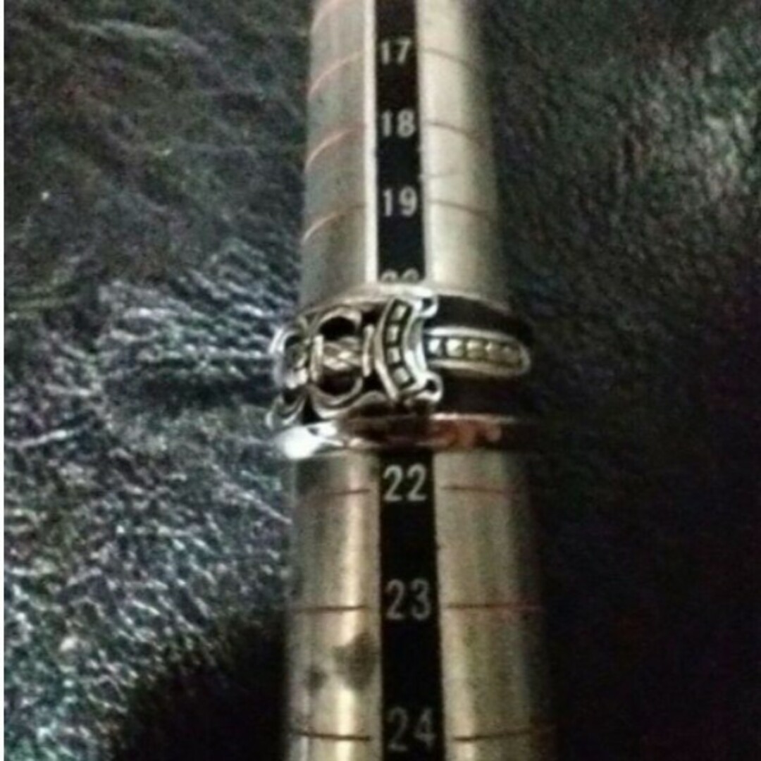 新品　約21号　ダガーリング　silver925 メンズのアクセサリー(リング(指輪))の商品写真