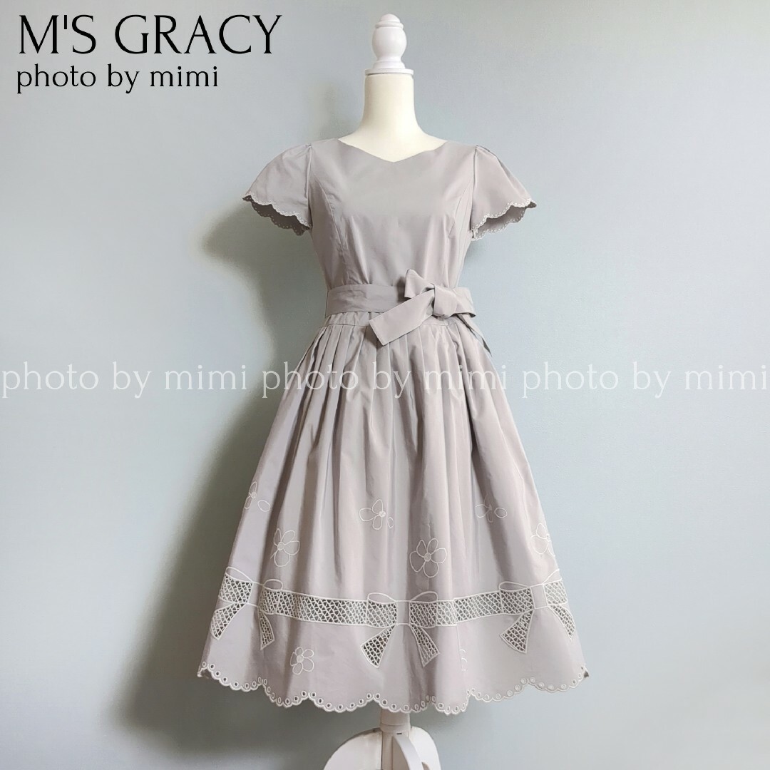 M'S GRACY*裾カットワークワンピース