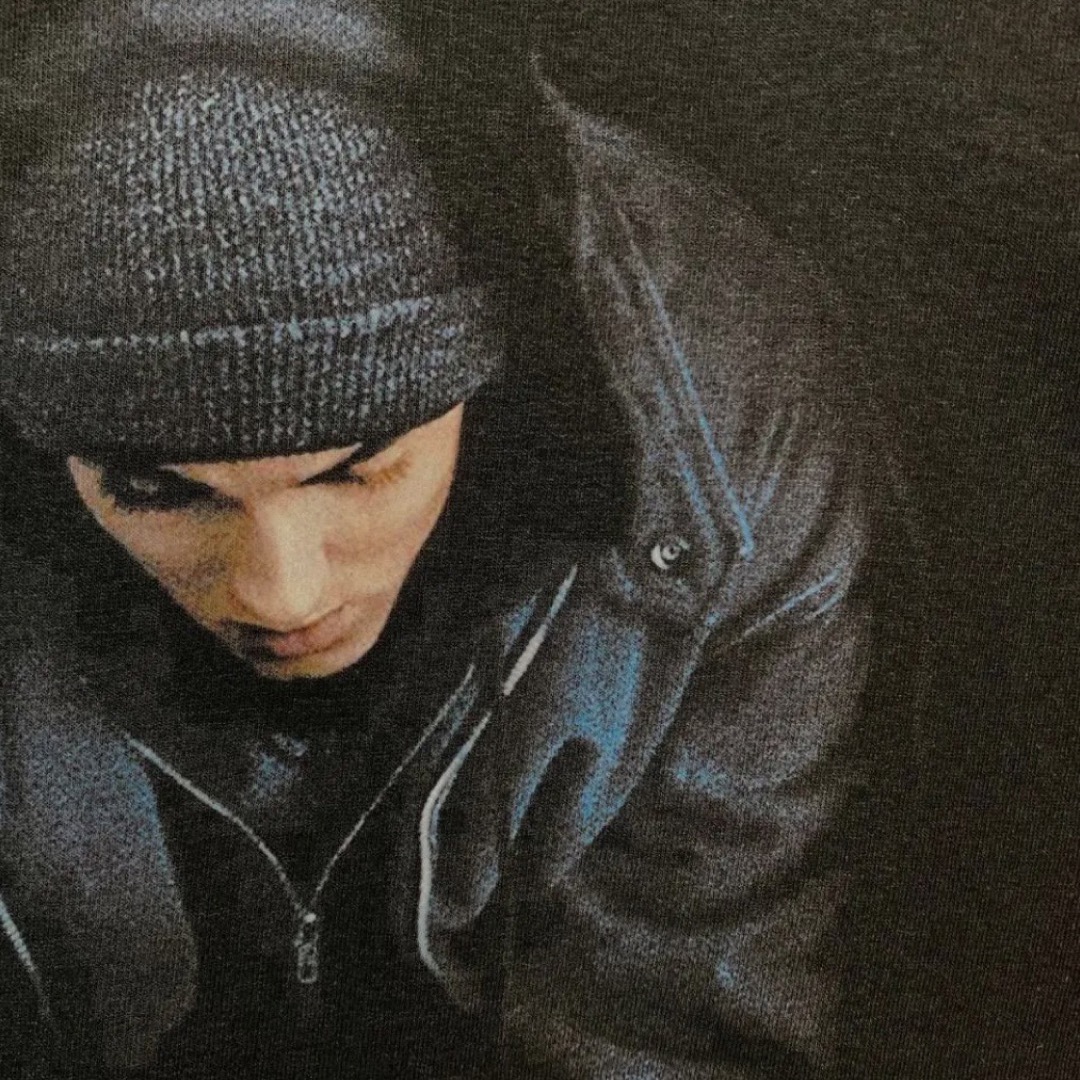 セールeminemエミネムXL黒Tシャツラップティー8mileシネマ映画ムービー