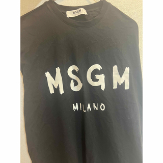 エムエスジイエム(MSGM)のMSGM Tシャツ　黒(Tシャツ/カットソー(半袖/袖なし))
