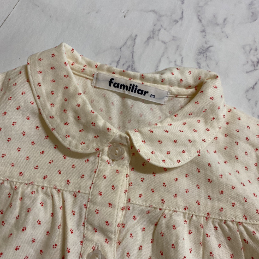 familiar(ファミリア)のファミリア　ブラウス トップス　80 キッズ/ベビー/マタニティのベビー服(~85cm)(シャツ/カットソー)の商品写真