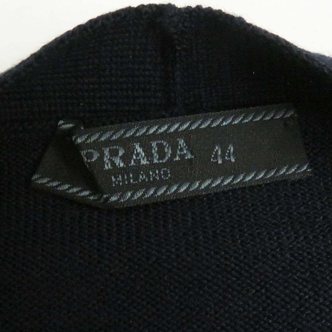 PRADA - 極美品□PRADA/プラダ 無地 ウール100％ 薄手 ロングスリーブ