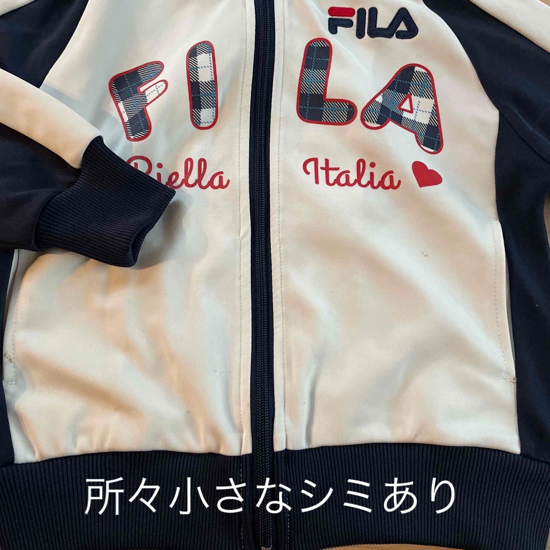 FILA(フィラ)のFILAジャージ上下　ハーフパンツ　120サイズ キッズ/ベビー/マタニティのキッズ服女の子用(90cm~)(その他)の商品写真