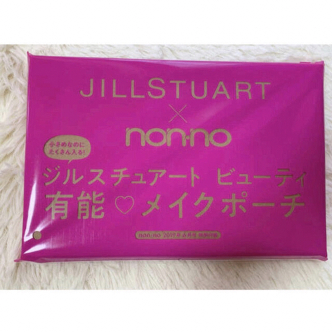 JILLSTUART(ジルスチュアート)のノンノ2019年6月号付録 ジルスチュアート  ビューティ 有能♡ メイクポーチ レディースのファッション小物(ポーチ)の商品写真