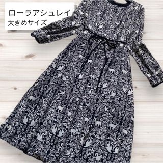 LAURA ASHLEY - ローラアシュレイ 長袖ワンピース サイズLLの通販 by ...