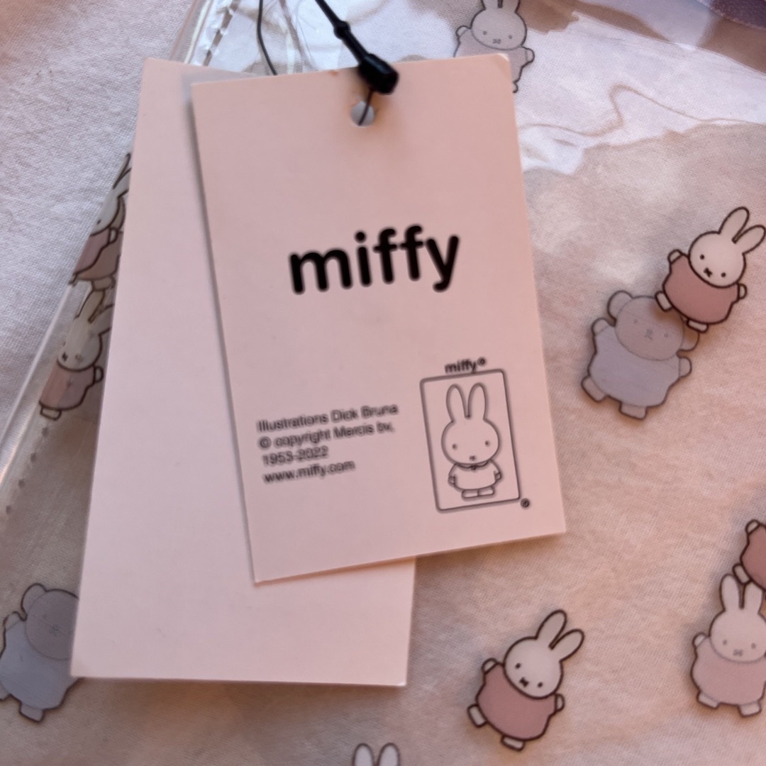 miffy(ミッフィー)のミッフィー　フラットポーチ レディースのファッション小物(ポーチ)の商品写真