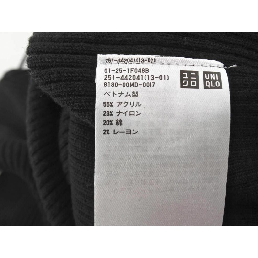 UNIQLO(ユニクロ)のUNIQLO ユニクロ Mame Kurogouchi マメクロゴウチ リブ ニット セーター sizeL/黒 ◇■ レディース レディースのトップス(ニット/セーター)の商品写真