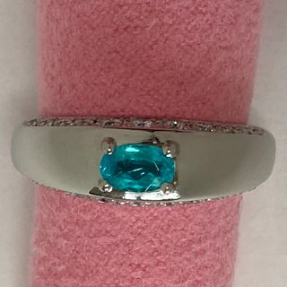 タサキ(TASAKI)のTASAKI パライバトルマリン リング サイズ約10.5号 0.35ct(リング(指輪))